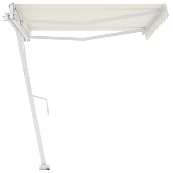 vidaXL Fristående markis automatisk 400x300 cm gräddvit -  Markiser
