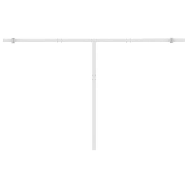 vidaXL Vapaasti seisova sisäänkelattava markiisi 400x350cm antrasiitti - Markiisit