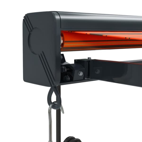 vidaXL Markis infällbar orange och brun 3,5x2,5 m tyg&aluminium - Markiser