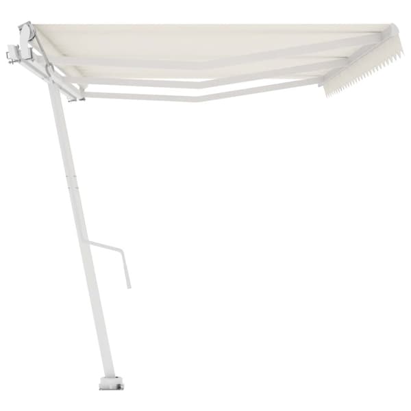 vidaXL fritstående markise 600x300 cm automatisk betjening cremefarvet -  Markiser