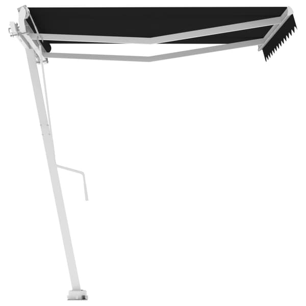 vidaXL Vapaasti seisova sisäänkelattava markiisi 350x250cm antrasiitti -  Markiisit