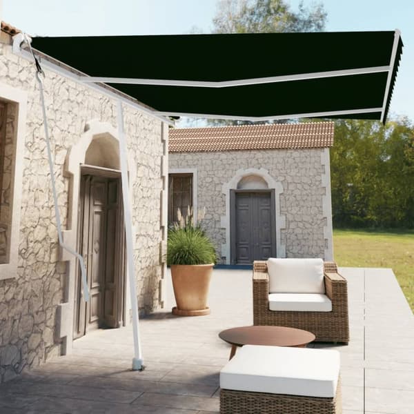 vidaXL Vapaasti seisova sisäänkelattava markiisi 350x250cm antrasiitti -  Markiisit