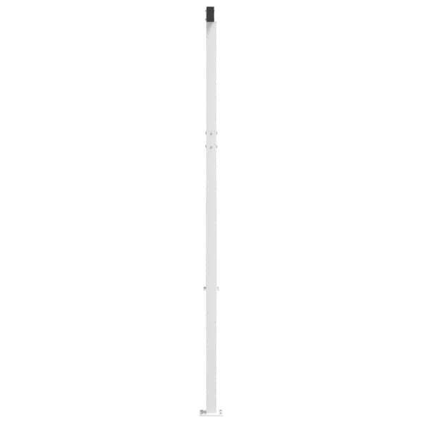 vidaXL Markisstolpar set vit 450x245 cm järn -  Markiser