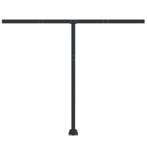 vidaXL markisestolpesæt 300x245 cm jern antracitgrå -  Markiser