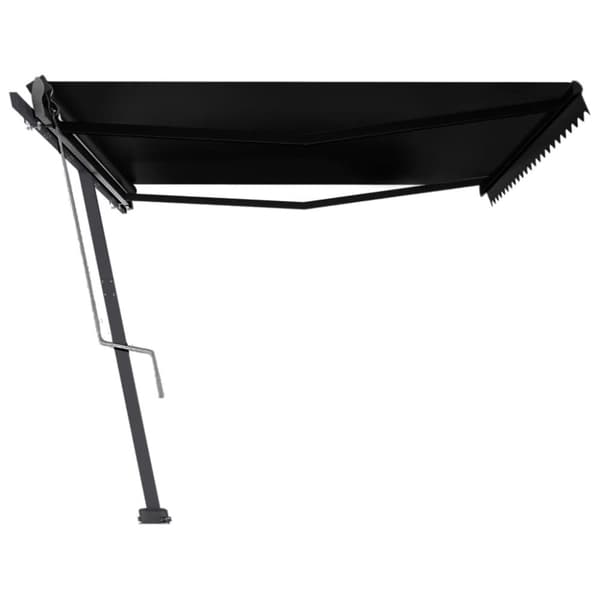vidaXL Fristående markis automatisk 500x300 cm antracit - Markiser