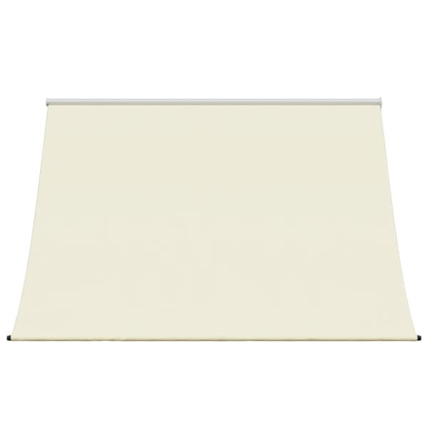 vidaXL Infällbar markis gräddvit 200x150 cm tyg och stål -  Markiser