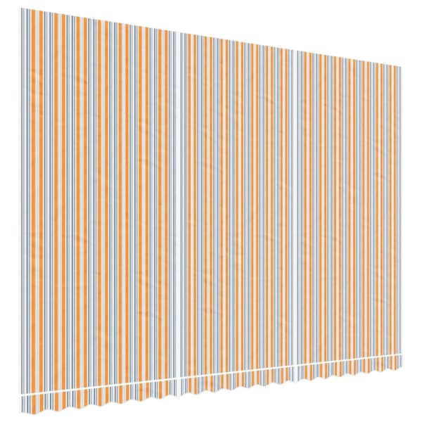 vidaXL Erstatningsduk for markise flerfarget stripe 5x3,5 m