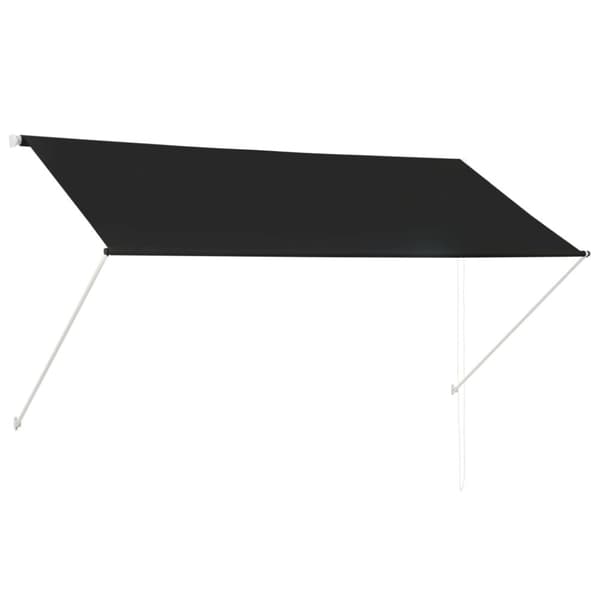 The Living Store Sisäänkelattava markiisi 250x150 cm antrasiitti - Markiisit