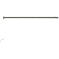 Miniatyrbild 5 av 11: The Living Store Infällbar markis med vindsensor & LED 600x300 cm gräddvit -  Markiser