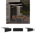 Miniatyrbild 1 av 8: The Living Store Manuell markis med rullgardin & LED 4x3m antracit -  Markiser