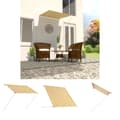 Miniatyrbild 1 av 9: The Living Store Markis 100x150 cm gul och vit -  Markiser