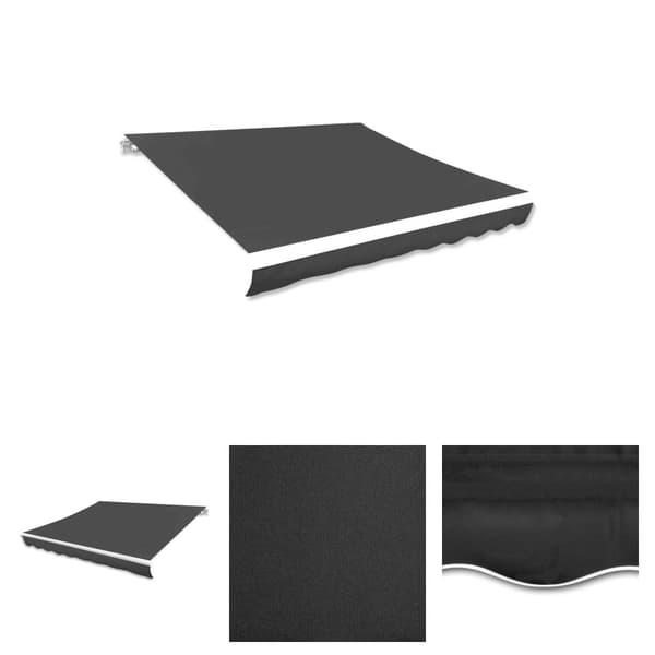The Living Store Markisduk antracit 500x300 cm - Markiser