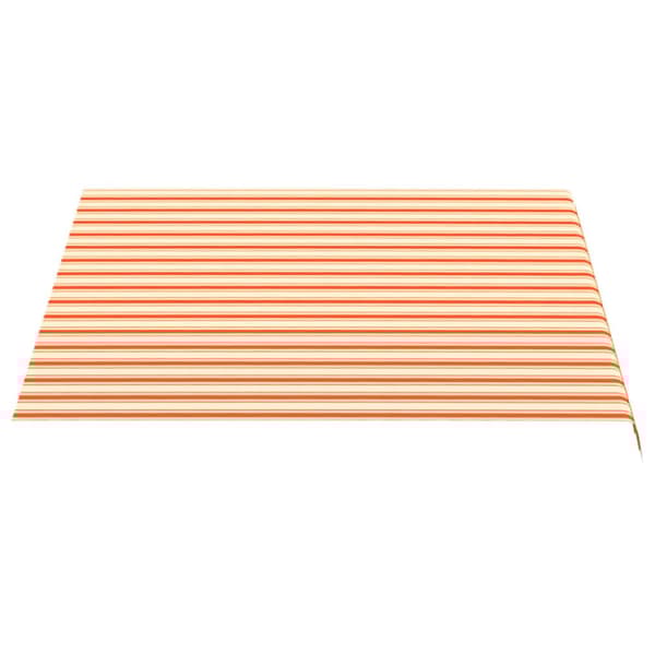 The Living Store Markisväv gul och orange 3x2,5 m -  Markiser