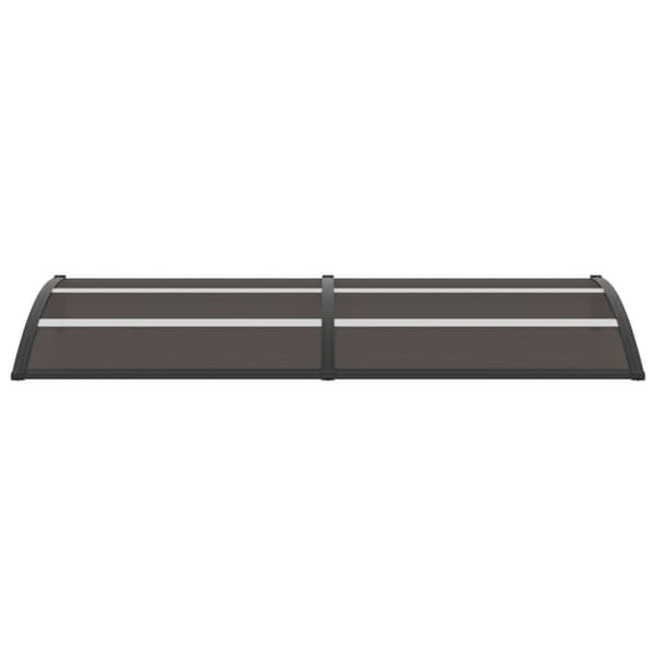 The Living Store Entrétak svart 240x80 cm PC - Markiser