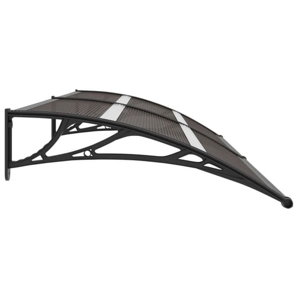 The Living Store Entrétak svart 240x80 cm PC - Markiser