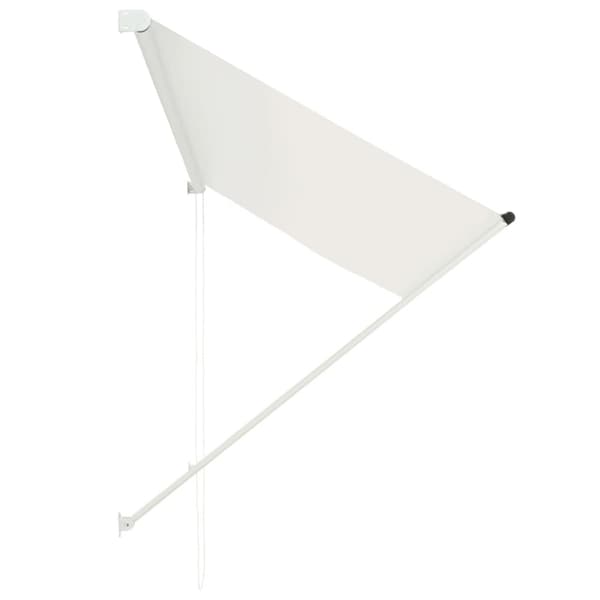 The Living Store Sisäänkelattava markiisi 250x150 cm kerma - Markiisit