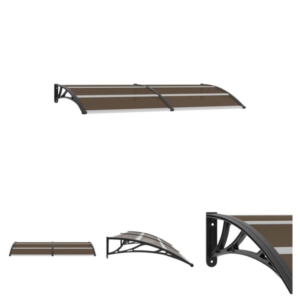 The Living Store Ovikatos musta 240x100 cm PC -  Markiisit