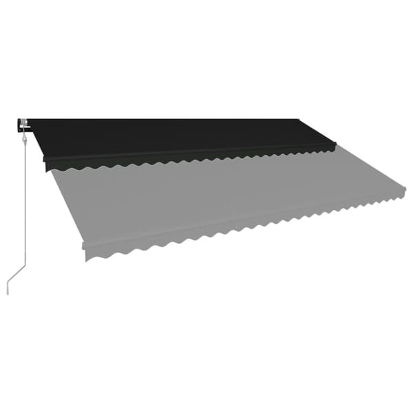 The Living Store Markis automatiskt infällbar 600x300 cm antracit - Markiser