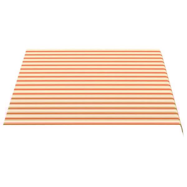 The Living Store Markisväv gul och orange 3,5x2,5 m - Markiser