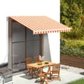 Miniatyrbild 2 av 7: The Living Store Markisväv gul och orange 3,5x2,5 m -  Markiser