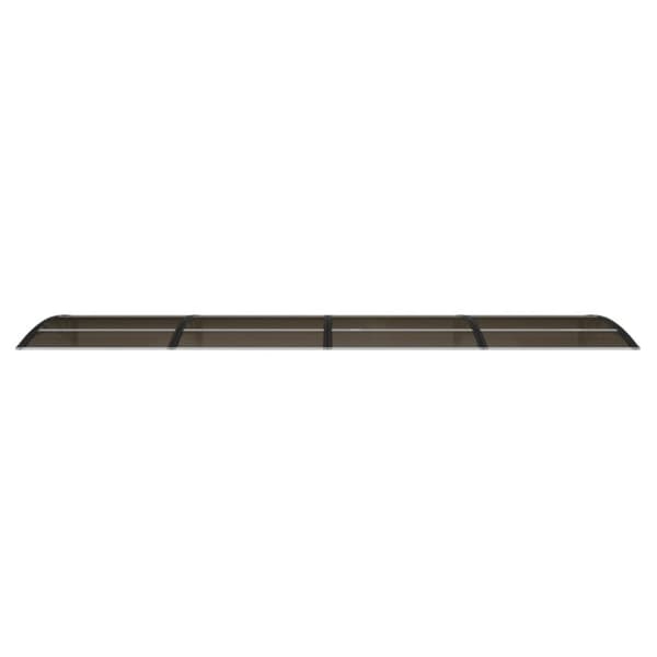 The Living Store Entrétak svart 400x100 cm polykarbonat - Markiser