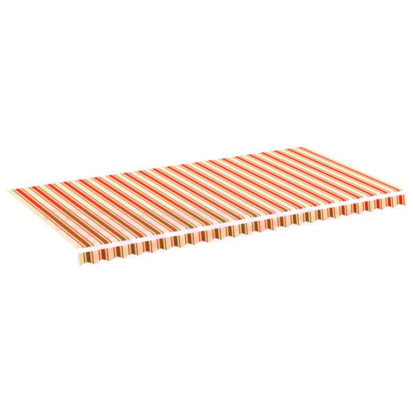 The Living Store Markisväv gul och orange 6x3 m - Markiser