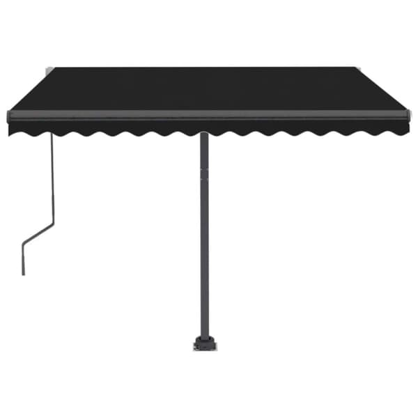 The Living Store Fristående markis automatisk 350x250 cm antracit - Markiser