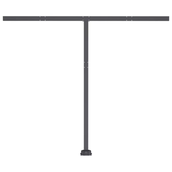The Living Store Fristående markis automatisk 350x250 cm antracit - Markiser