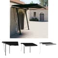 Miniatyrbild 1 av 11: The Living Store Markis med stolpar automatiskt infällbar 3,5x2,5 m antracit -  Markiser
