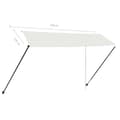 Miniatyrbild 10 av 10: The Living Store Markis med LED 350x150 cm gräddvit -  Markiser