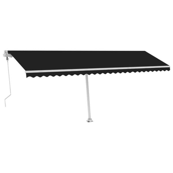 The Living Store Vapaasti seisova sisäänkelattava markiisi 600x300cm antrasiitti - Markiisit