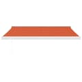 Miniatyrbild 4 av 11: The Living Store Markis infällbar orange och brun 3x2,5 m tyg&aluminium -  Markiser