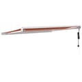 Miniatyrbild 6 av 11: The Living Store Markis infällbar orange och brun 3x2,5 m tyg&aluminium -  Markiser