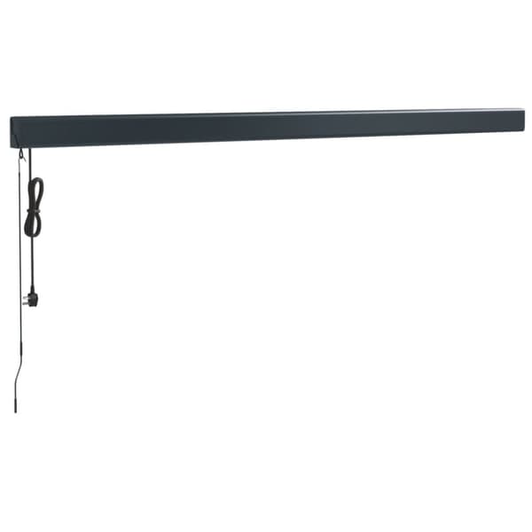 The Living Store Markis infällbar orange och brun 4x3 m tyg&aluminium -  Markiser