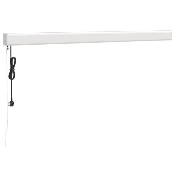 The Living Store foldemarkise 3x2,5 m stof og aluminium gul og hvid - Markiser
