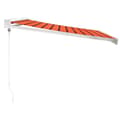 Miniatyrbillede 5 af 10: The Living Store foldemarkise 3x2,5 m stof og aluminium orange og brun -  Markiser