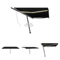 Miniatyrbild 1 av 11: The Living Store Automatisk markis med vindsensor & LED 500x300 cm antracit -  Markiser