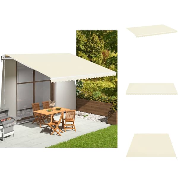 Markiser - Living Markisväv gräddvit 5x3,5 m