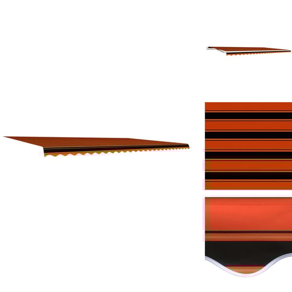 Markiser - Living Markisduk orange och brun 600x300 cm