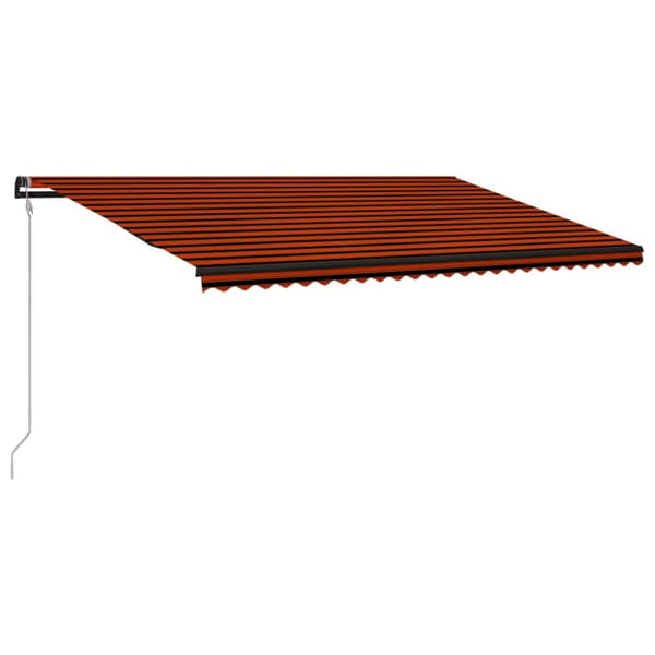 Markiser - Living Markis automatiskt infällbar 600x300 cm orange och brun