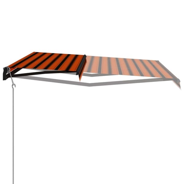 Markiser - Living Markis automatiskt infällbar 600x300 cm orange och brun