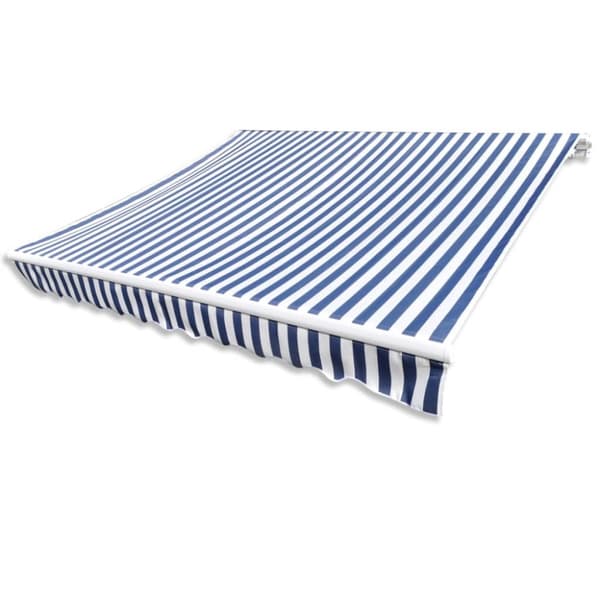 Markiisit - Living Markiisikangas sininen & valkoinen 3 x 2,5 m (ei sisällä runkoa)