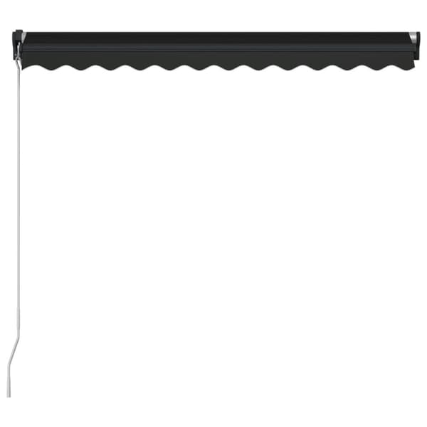 Markiisit - Living Manuaalisesti sisäänkelattava markiisi 300x250 cm antrasiitti
