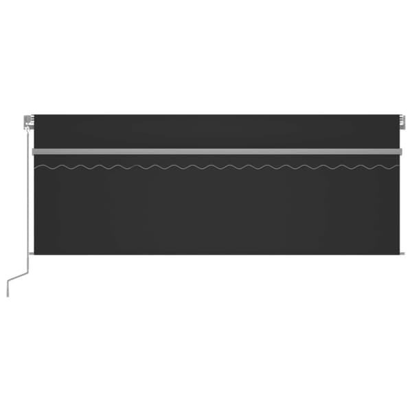 Markiser - Living Manuell markis med rullgardin 4x3m antracit