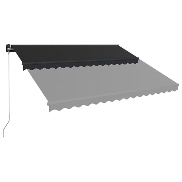 Markiser - Living Markis manuellt infällbar 450x300 cm antracit