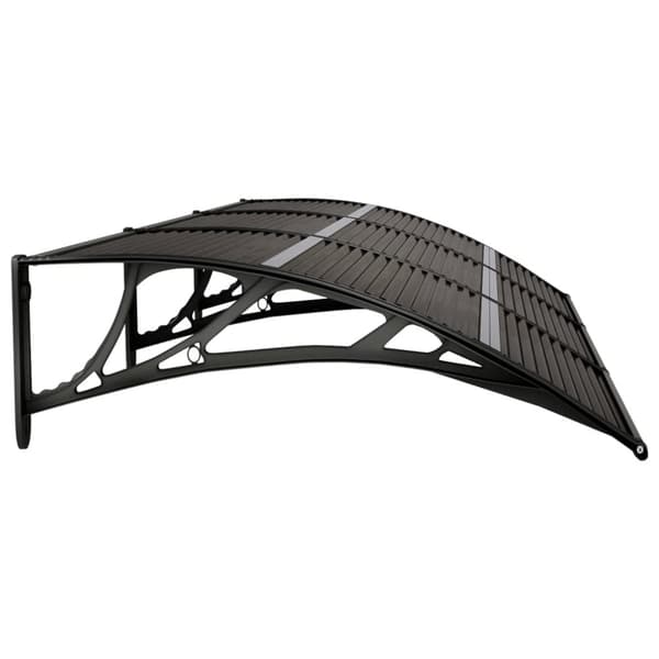 Markiser - Living dørbaldakin 300x75 cm polycarbonat sort