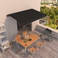 Miniatyrbild 2 av 8: Markiser - Living Markis manuellt infällbar 400x350 cm antracit