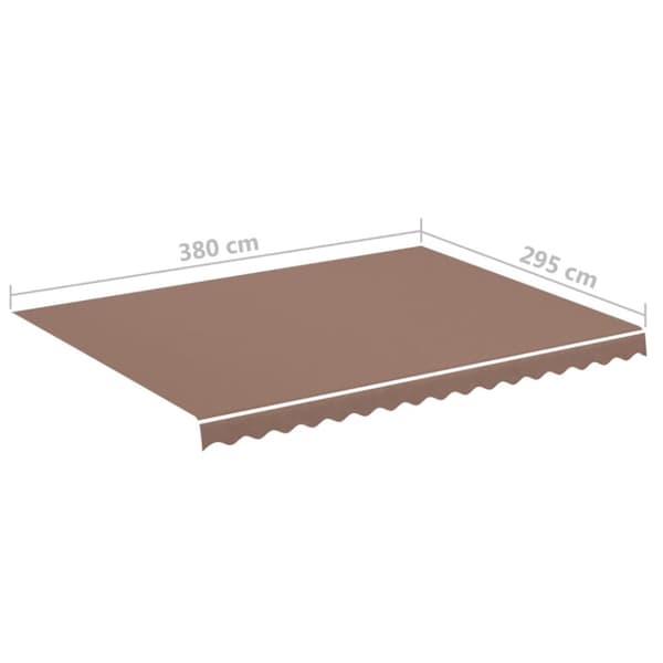 Markiser - Living Markisväv brun 4x3 m