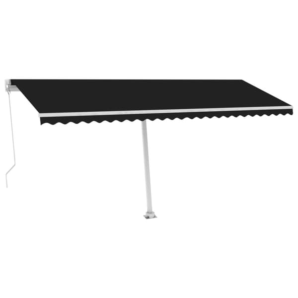Markiser - Living Markis manuellt infällbar fristående 500x300 cm antracit