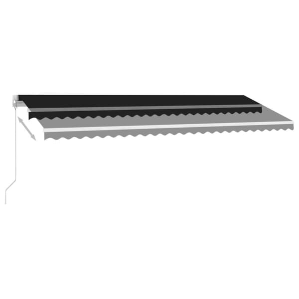 Markiser - Living Markis manuellt infällbar fristående 500x300 cm antracit